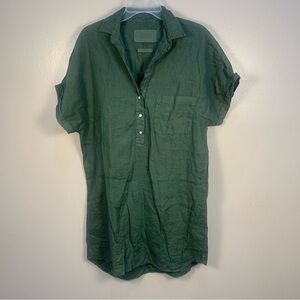 Grayson by Frank & Eileen The Artist Dress 100% Linen Short Sleeve